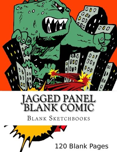 Jagged Panel Blank Comic: 8.5 x 11 in Blank Jagged Panel (Blank Comics. Sketchbooks & Activity Books) (Volume 1)