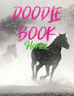 Doodle Book Horses: Blank Doodle Draw Sketch Book