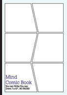 Mind Comic Book - 6 Panel .7"x10". 80 Pages.Make Your Own Comic Books: Make your own comics come to life