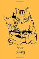 Pocket 2019 Cat Diary Manga: Mini Daily & Weekly Calendar With Password Log & Address Book; Purse Notebook With Inspirational Quotes; Small