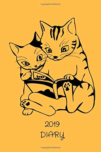 Pocket 2019 Cat Diary Manga: Mini Daily & Weekly Calendar With Password Log & Address Book; Purse Notebook With Inspirational Quotes; Small