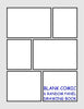 Blank Comic Drawing Book - 6 Random Panels: Green - 6 Random Panels per Page - 600 Panels - Great Quality (Letter size 8.5 x 11 Inches) 100 Pages -