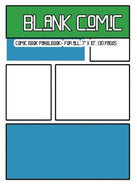 Blank Comic: Comic Book Panelbook - for all . 7 X 10. 130 Pages. blank. good quality. Multi Panels Comic Book Paper Template .comic sheet for drawin