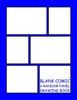 Blank Comic Drawing Book - 6 Random Panels: Green - 6 Random Panels per Page - 600 Panels - Great Quality (Letter size 8.5 x 11 Inches) 100 Pages -