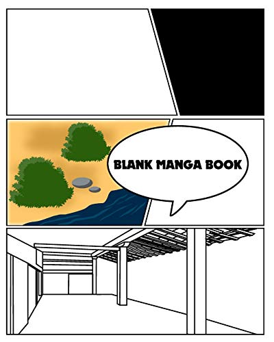Blank Manga Book: Blank Manga Drawing Book for Kids. Manga Art Supplies & Tools with 120 Action Pages (Volume 2)