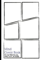 Mind Comic Book - 7 x 10"  80 P . 9 Panel. Blank Comic Books .Create By Yoursel: Make your own comics come to life