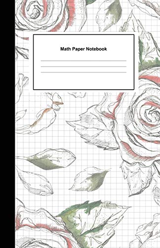 Math Paper Notebook: Graph Paper 5x5 (five squares per inch) Squared Graphing Journal Paper (each square 0.20&rdquo; x 0.20&rdquo;) Blank Quadrille.