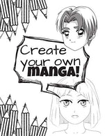 Create Your Own Manga!: Blank Comic Book: 120 pages. 9 panels
