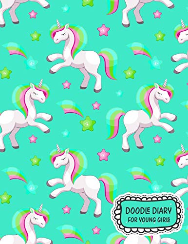 Doodle Diary For Young Girls: Unlined Blank Journal For Doodling Drawing Sketching & Writing