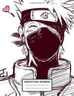 Composition Notebook: Naruto Manga Glossy Cover Wide Ruled Blank Lined Soft Cover Teenage Girls Boys Kids Adults Journal Paper 7.44 x 9.69 Inches 11