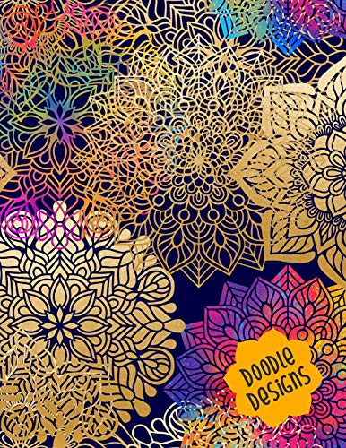 Doodle Designs: Blank Doodle Draw Sketch Books