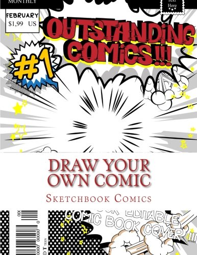 Draw Your Own Comic ((Activity & Drawing Book)) (Volume 2)