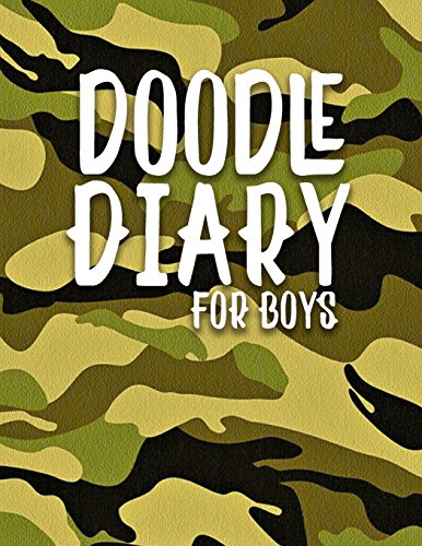 Doodle Diary For Boys: Unlined Blank Journal For Doodling Drawing Sketching & Writing
