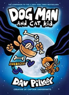 The Adventures of Dog Man 4: Dog Man and Cat Kid Hardback